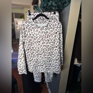 Leopard Print Loungewear Set